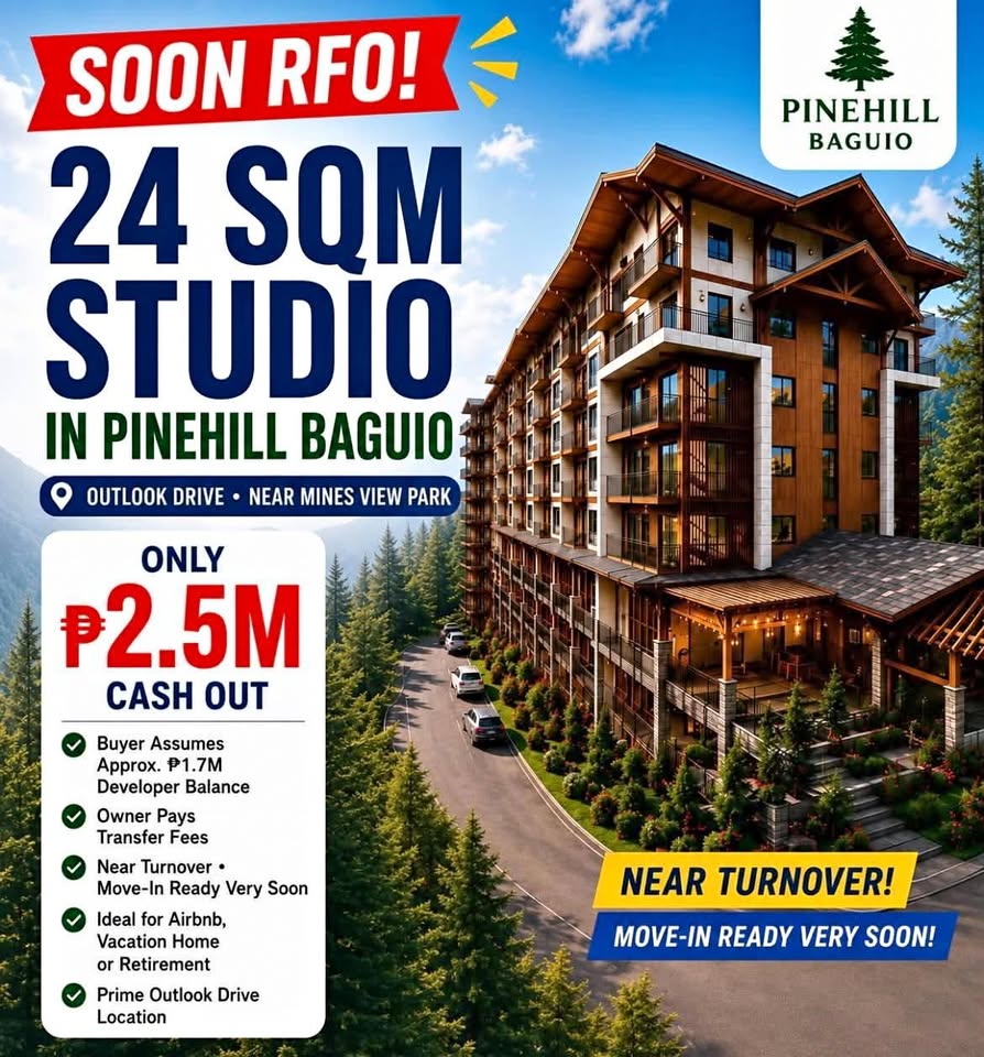 Studio Type Pinehill Baguio Assume Balance / Pasalo – photo 1